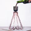 Wine Decanter, Wine Aerator with Built-in-Aerator Stainless Steel Filter, Hand Blown Lead-free Crystal Glass Wine Decanters