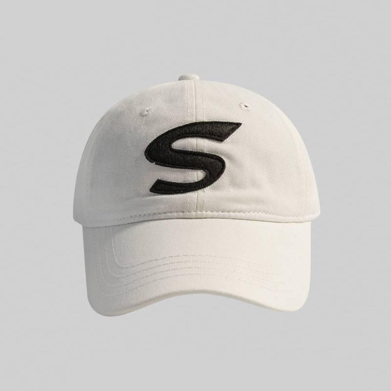 

Stylish Commuter A Cotton Baseball Cap With Simple Temperament And A Hat Cap белый