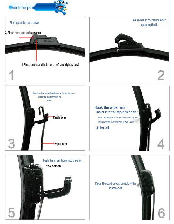 Hyundai Elantra, Sonata, Tucson Compatible Wiper