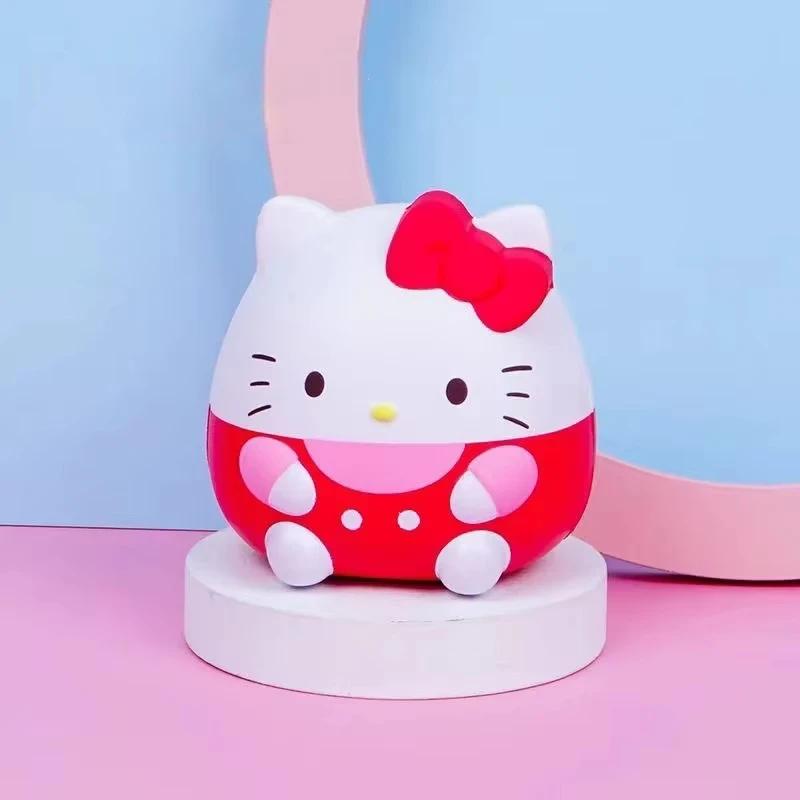 Sanrio Cute Stress Relief Toys Cinnamoroll Kawaii Plush Anime Cartoon Kids Stress Relieving Handheld Therapy Figurine Gift