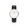 DANIEL WELLINGTON Watch Quartz Movement Leather Strap White Dial Men's Watch Watch Fashionable and Simple DW00100020