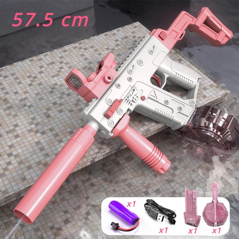 Electric Water Gun for Kids Large-Capacity Rapid-Fire Summer Splash Outdoor Shooting Toy Boys Birthday Gifts Water Play Toys