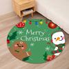 Christmas gingerbread man Printed Round Rug Carpet Chair Rug Area Rug Entryway Doormats,for Office Chair Living Room Bedroom Kitchen Room.
