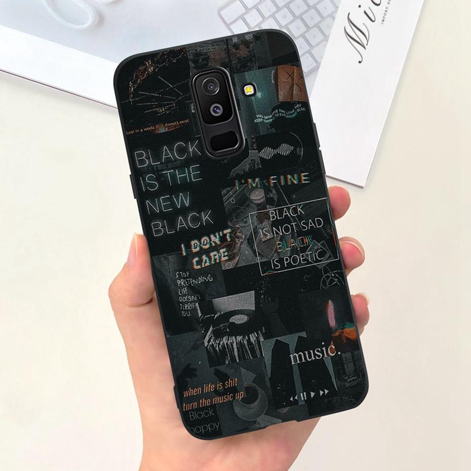 Fashion Case For Samsung Galaxy A6 Plus 2018 Soft Silicon TPU Back Cover For Samsung A6 2018 A 6 A6+ A6plus Phone Cases