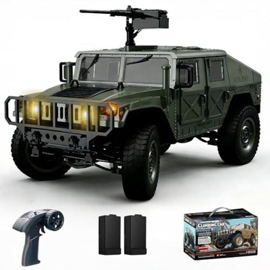 ZAVEN large radio control military toy children popular 34cm car off-road armored vehicle battle RC 2.4Ghz 4WD LED light adults remote rechargeable