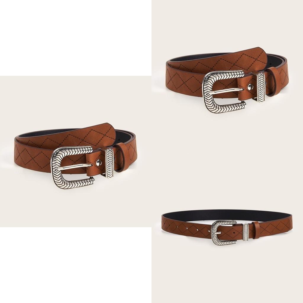 Original Design Faux Leather Waist Belt For Men And Women With Special Embossed Details