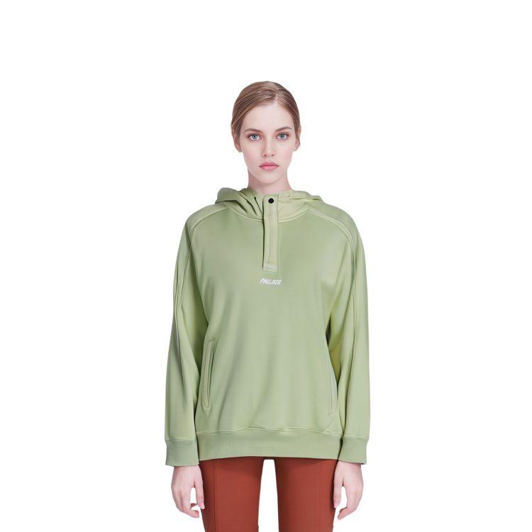 Palace Washed Terry 1/4 Placket Hood P24CS137
