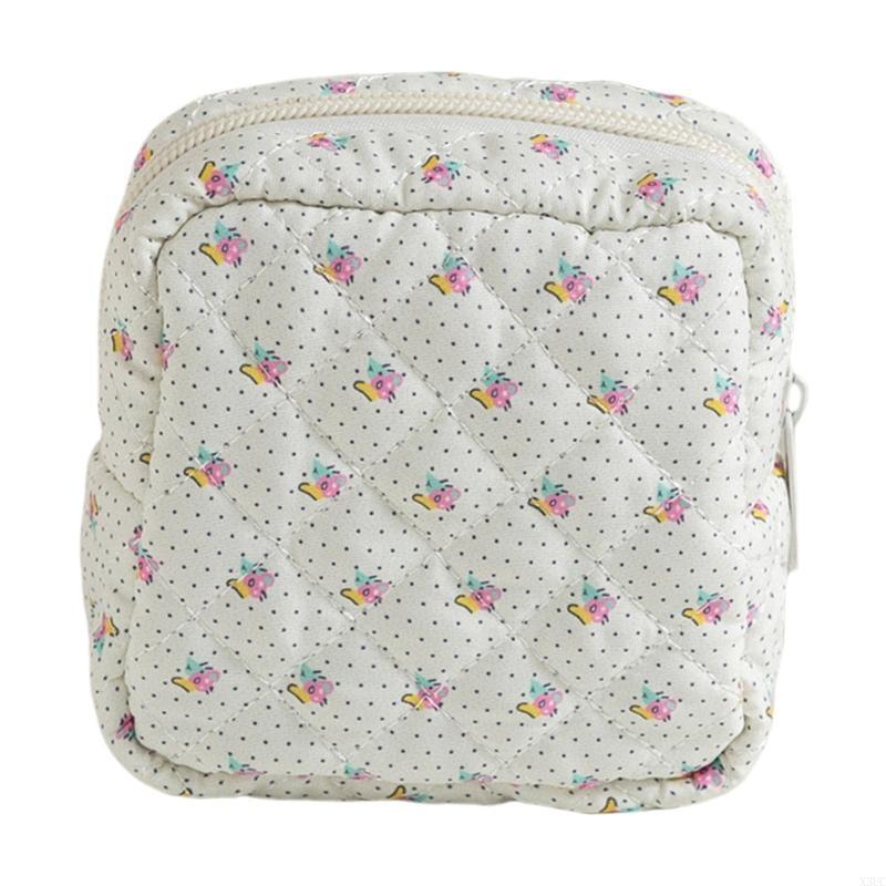 

Convenient Menstrual Product Holder Practical Sanitary Napkin Holder Soft Fabric Bag for Traveler and Students X3UC
