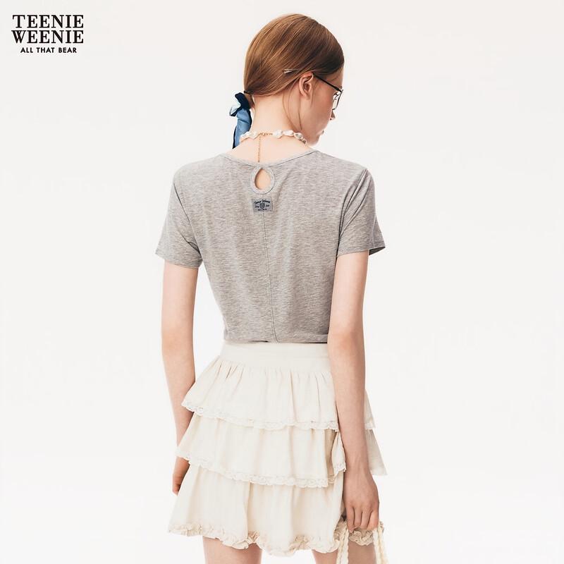 Teenie Weenie Women's Bear Letter T-Shirt