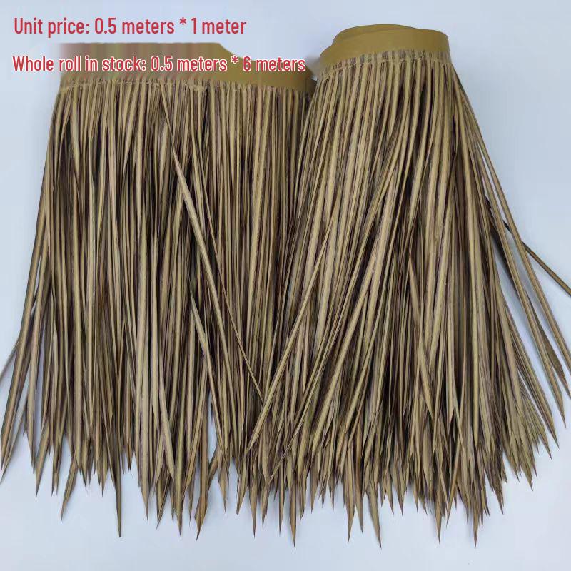 Simulated Fur Thatched Roof Roll for Gazebos and Houses