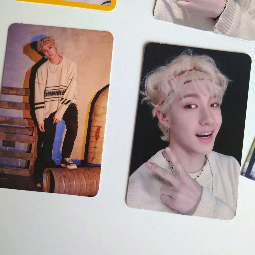 [USED] Stray Kids YellowWood Bang Chan trading cards
