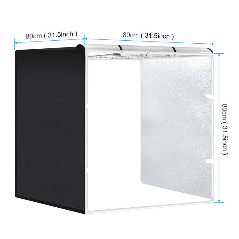 PULUZ 80CM LED Soft Light Photography Studio Kit