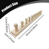 1 Piece Weaving Loom Chunky Blanket Knitting Hand Crochet Board Wooden Frame Ergonomic
