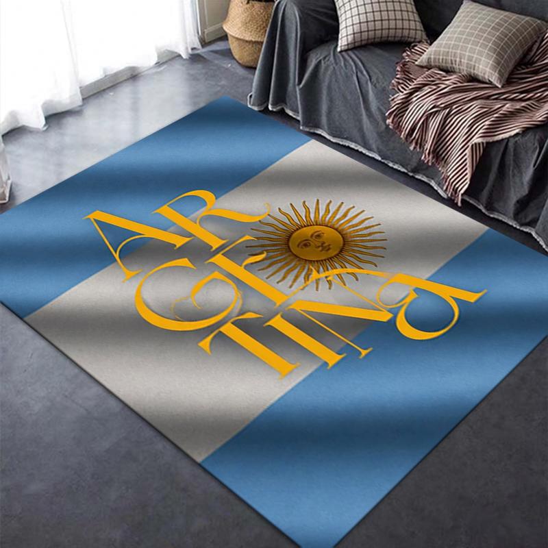 Argentina Carpet Rug for Living Room Bedroom Home Sofa Decoration,Kids Play Non-slip Floor Mat