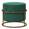 Solid Wood Round Stool - Light Luxury Shoe Changing/Footrest, Living Room/Entryway Bench/Pier, Coffee Table Accent.