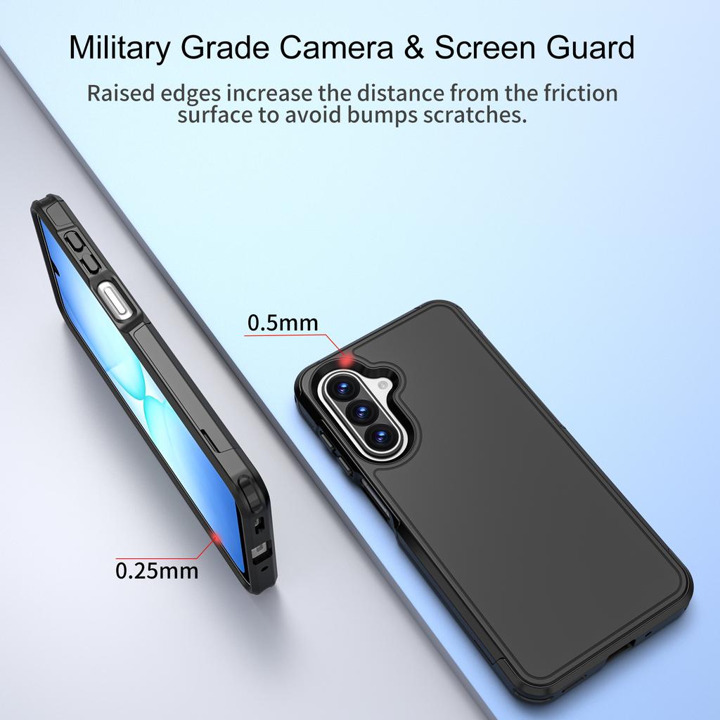 Coque antichoc et anti-poussière pour Samsung Galaxy A17 5G S25 FE A16 A15 A14 A55 A56 A54 A36 S24 Ultra S23 S22 Plus