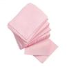 50Pcs 8x8cm Jewelry Cleaning Cloth Soft Fabric Cleaning Polishing Cloth  Anti-Tarnish Tool