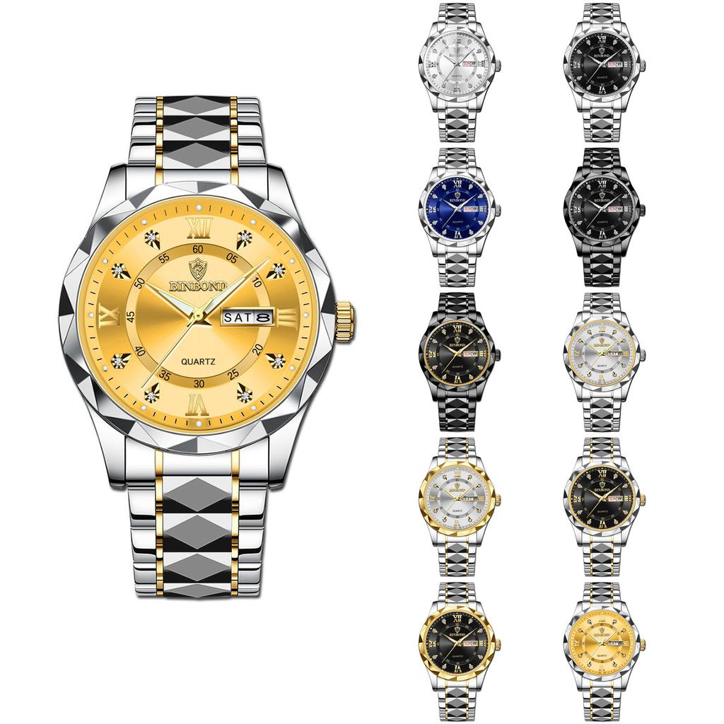 Orologio da uomo impermeabile luminoso con sveglia per la corsa