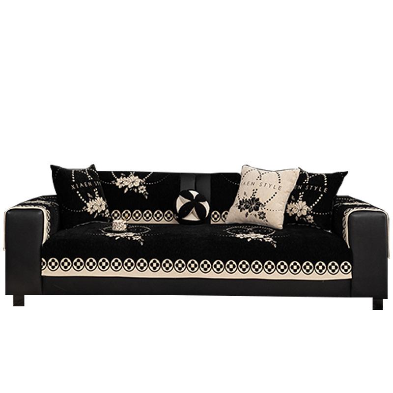 Chenier Sofa Cushion Light Luxury High-End Non-Slip Seat Cushion Universal In All Seasons, Anti-Cat Claw And Dirt-Resistant Sofa Seat Cushion Cover