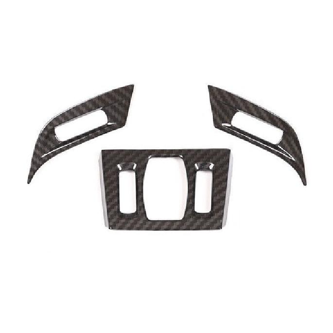 For BMW X2 2018- ABS Carbon Fiber Left And Right Air Outlet Vent Pulley Trim