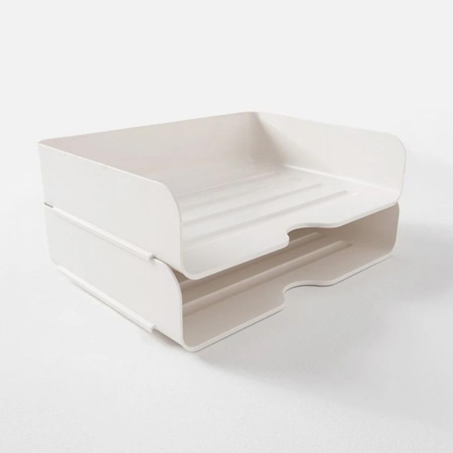 2pc A4 File Storage Box Office Desktop Finishing Artifact Multi-functional Student Dormitory Bookshelf Desk Shelf 6390₽