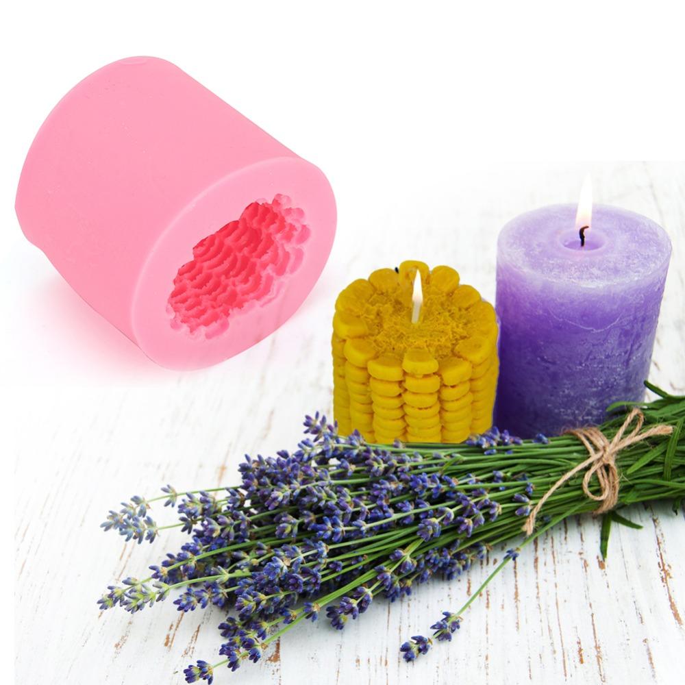 Pink DIY Silicone Mould Corn Cake Silicone Mould Chocolate Making Mould Resin Craft