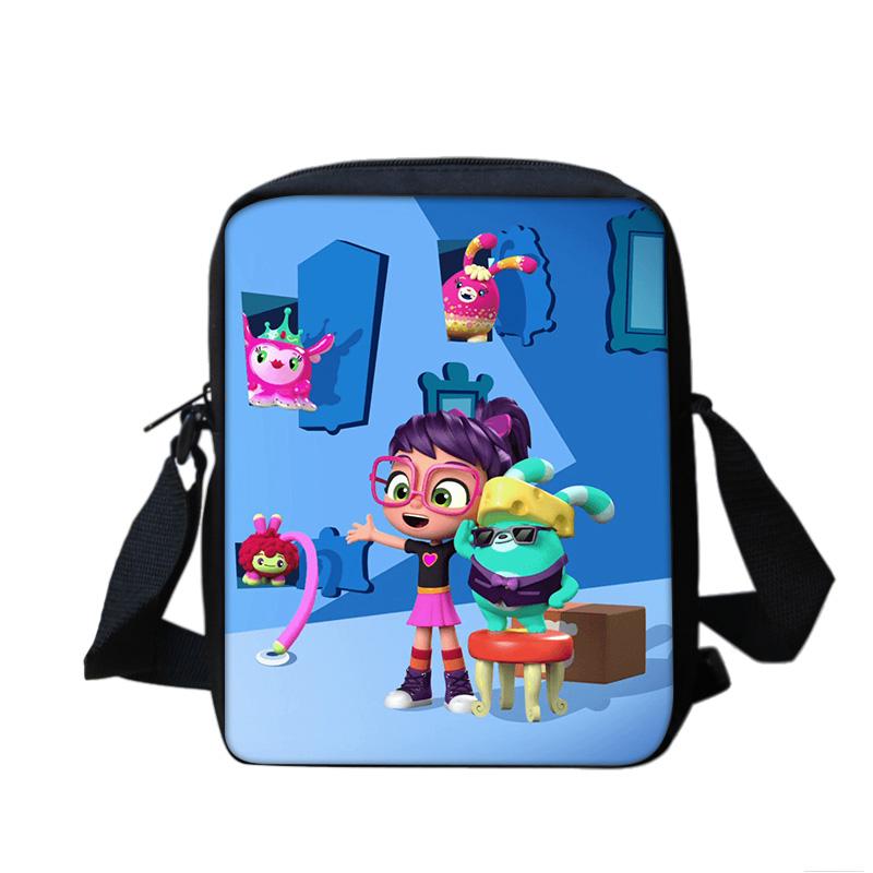 Abby Hatcher shoulder bag new small and large capacity versatile cartoon print student boy or girl best birthday gift for school