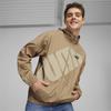 Men's jacket Puma HOODED GRAPHIC WINDBREAKER beige 62383783 r M