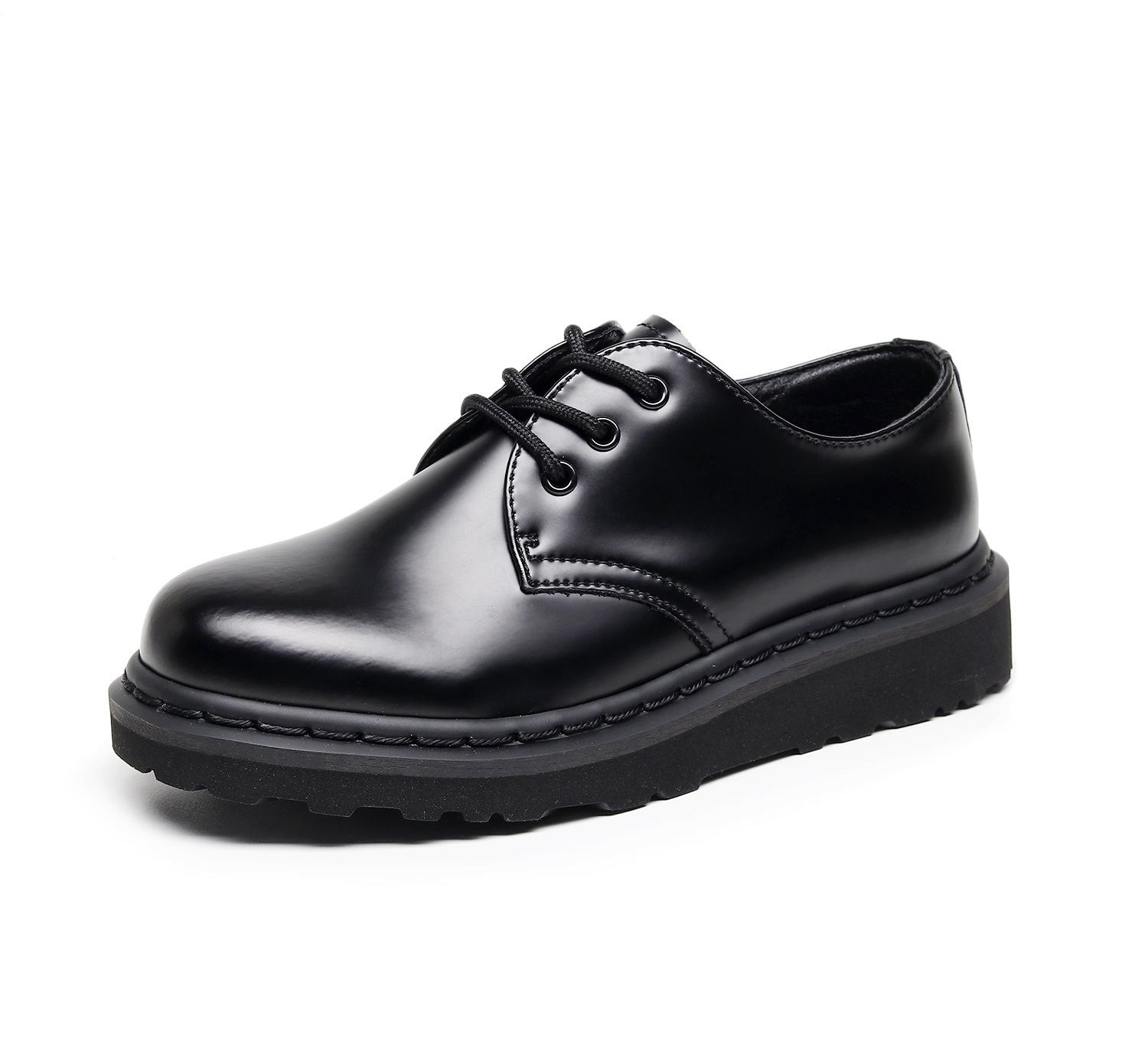 

Легкие новые низкие туфли из маленькой кожи женские из натуральной кожи в британском стиле рабочие ботинки Мартин 35