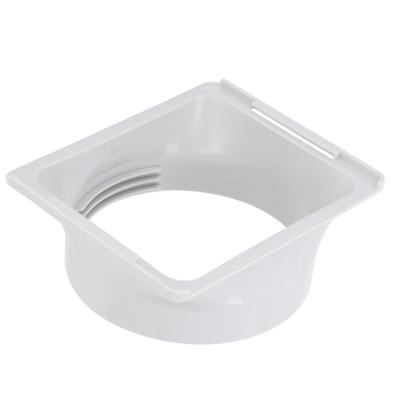 Air Conditioner Exhaust Hose Coupler Universal Thread Design ABS Square To Round Portable Exhaust Duct Hose Adapter