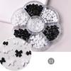 Mixed Color Nail Art Glitter Rhinestone Crystal Gems Jewelry Bead Manicure Decoration Accessories Nail Supplies For Professional