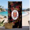 Fulham Football Print Beach Towel, Large Soft Quick Dry Towel for Beach Camping Swimming