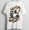 Traditional Tattoo Morning Coffee Inspired Design Men Tshirt Homme for Tall and Big Men Offensive T Shirts