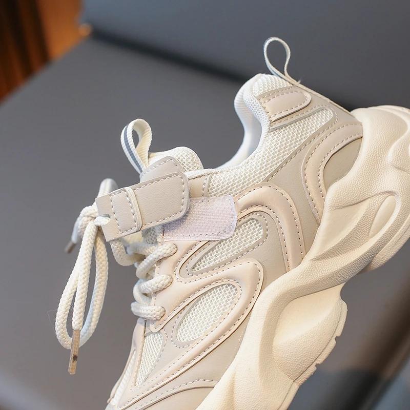 2024 Детские повседневные кроссовки для девочек Осень Новая мода Удобный корейский стиль — фото 5