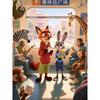 Disney 5D DIY Diamond Painting Zootopia Fan Art Illustration Full Round Diamond Mosaic Cartoon Cross Stitch Artwork for Home Decoration