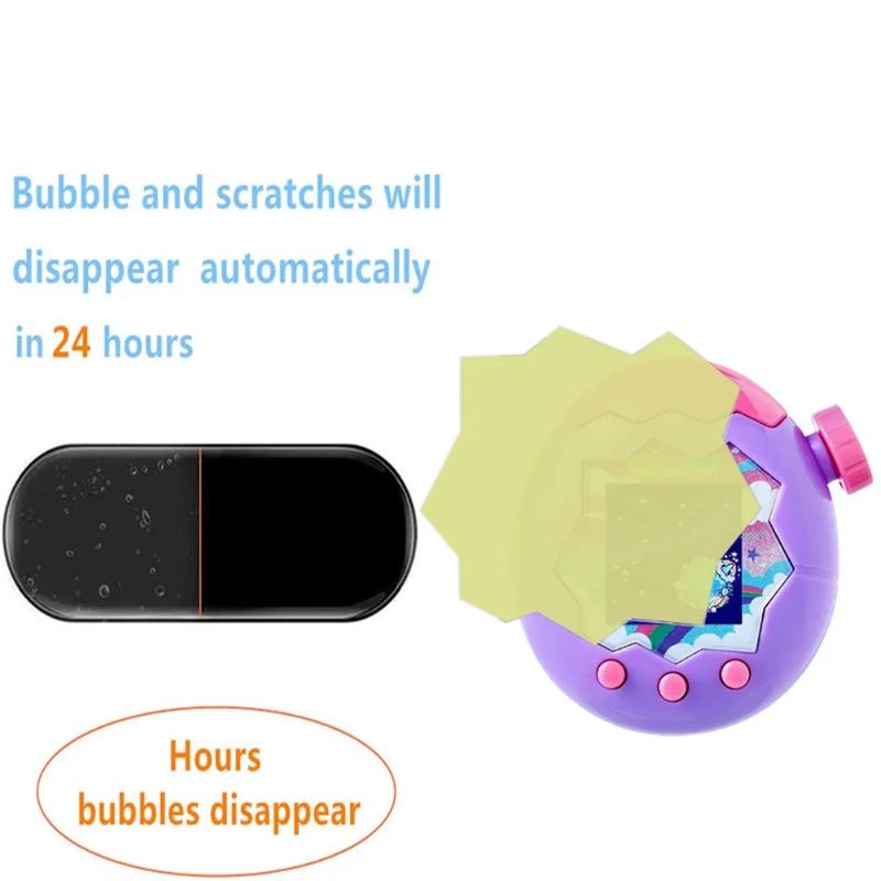 1 Satz Panelschutzabdeckung für Tamagotchi Paradise Klar Gelb Displayschutzfolie Vollständige Abdeckung Bildschirmfolie Spielzubehör