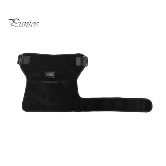 Ergonomic Hip Heating Pad Brace Massage Wrap with Red Light 3-Temp & Winter Warmer Vibration Modes USB-Powered Adjustable for Pain Relief Gentle Heat
