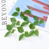 30/50pcs 3 Fork Rose Leaves Vase Home Garden Festival Decor Accessories Fake Leaves Scrapbook Diy Wedding Gift Artificial Plants