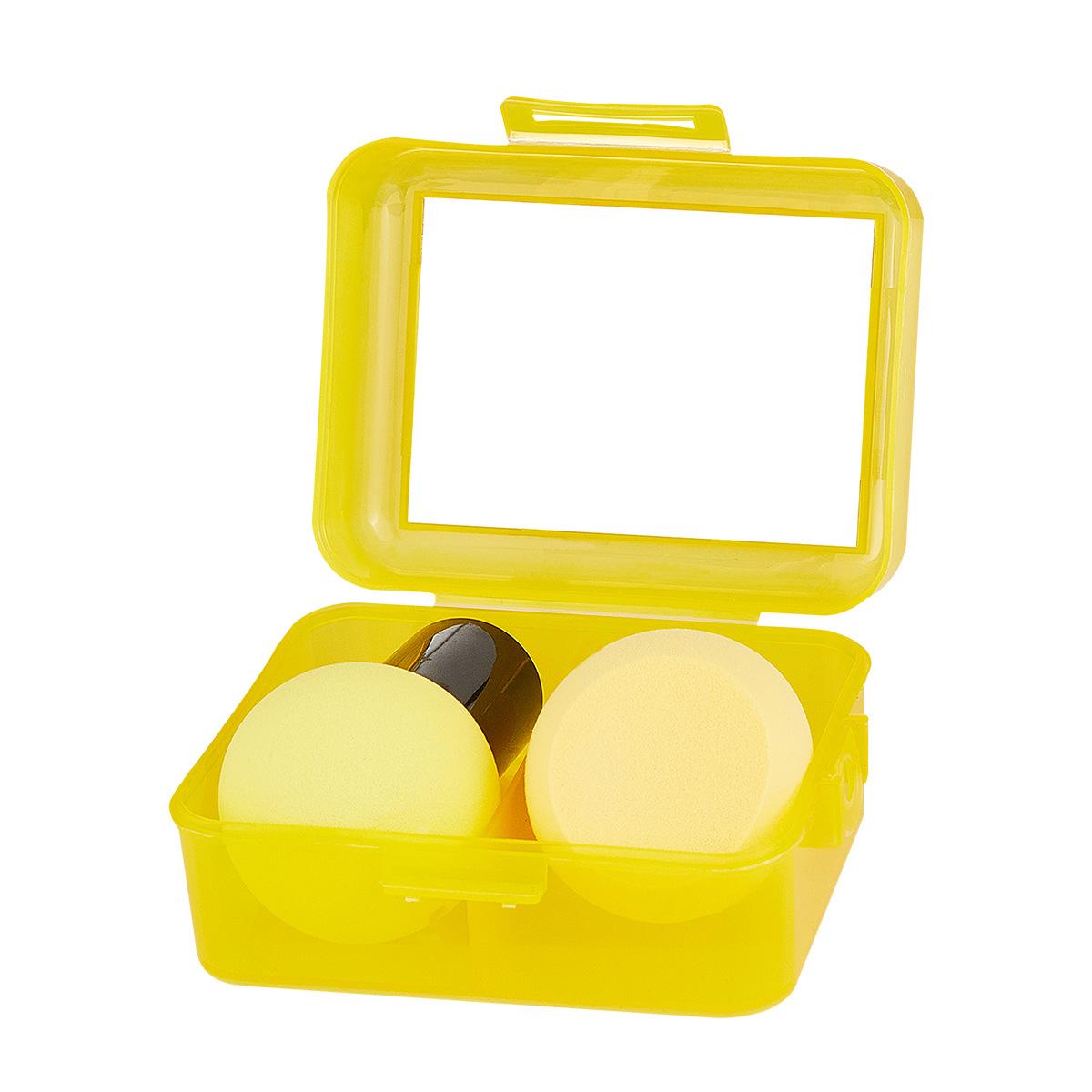 

С зеркалом-пуховкой, супермягкой, несъедобной пудрой, двухсторонней жидкой основой, бьюти-блендером, коробкой для хранения кистей для влажного и сухого макияжа