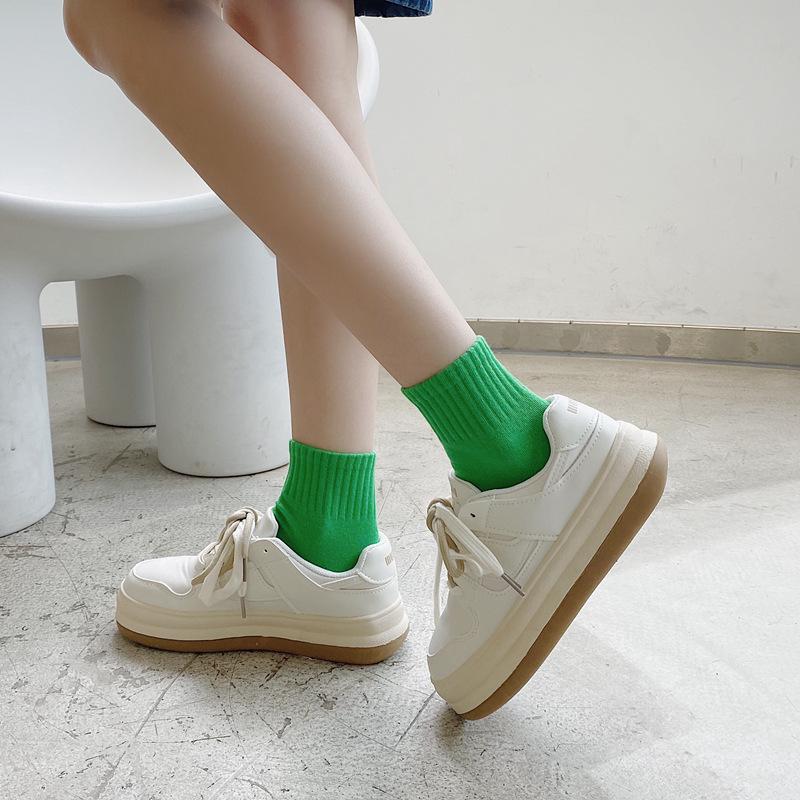 Unisex Spring/Summer Low-Cut Deodorant Socks - Lightweight, Trendy, Solid Color Cotton for Women & Men