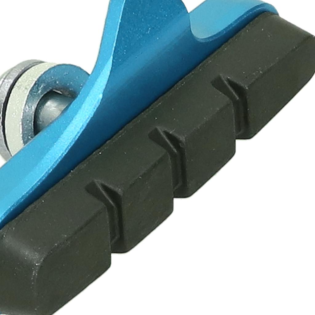 Road Bike Brakes Pads CBrake NoNoise NoSkid Rubber Blocks Replacement(Black )