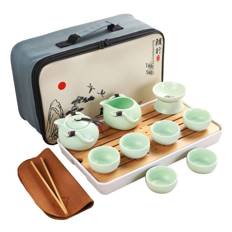 

Tuopai Chinese Style 10-Piece Penguin Tea Set