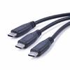 Type C Splitter Cable Type C 1 Female to 3 Male Converter Multiple Expander Cable Multiport Split Adapter for Smartphone