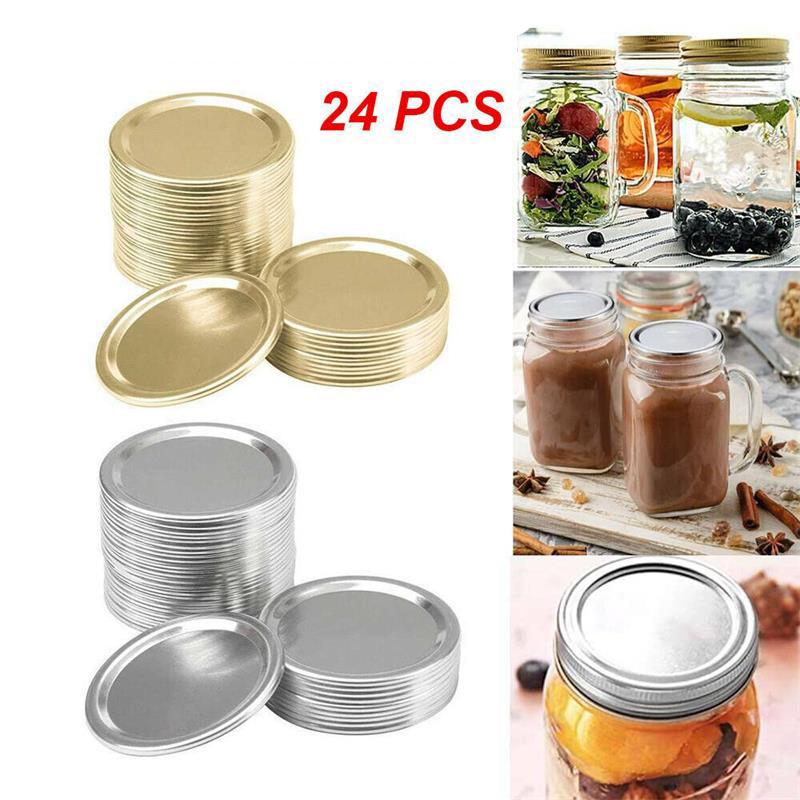 Buy 24pcs 70mm Replacement Seal Lids Fit Kilner Mason Ball Jars For