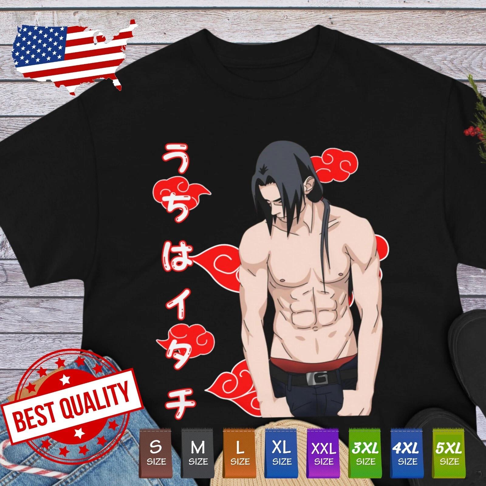 

Itachi Uchiha Tee Ecchi Japan Anime Manga Naruto T Shirt Kawaii Cosplay Akatsuki M