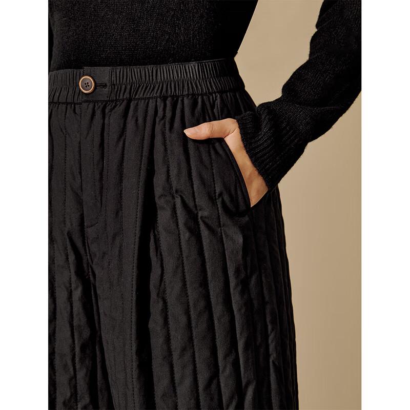 INMAN Women's Padded Straight Cotton Pants