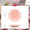Charming Floral Ceramic Tableware: Girls' Rice Bowl, Plate, and Cutlery Set for Home Use