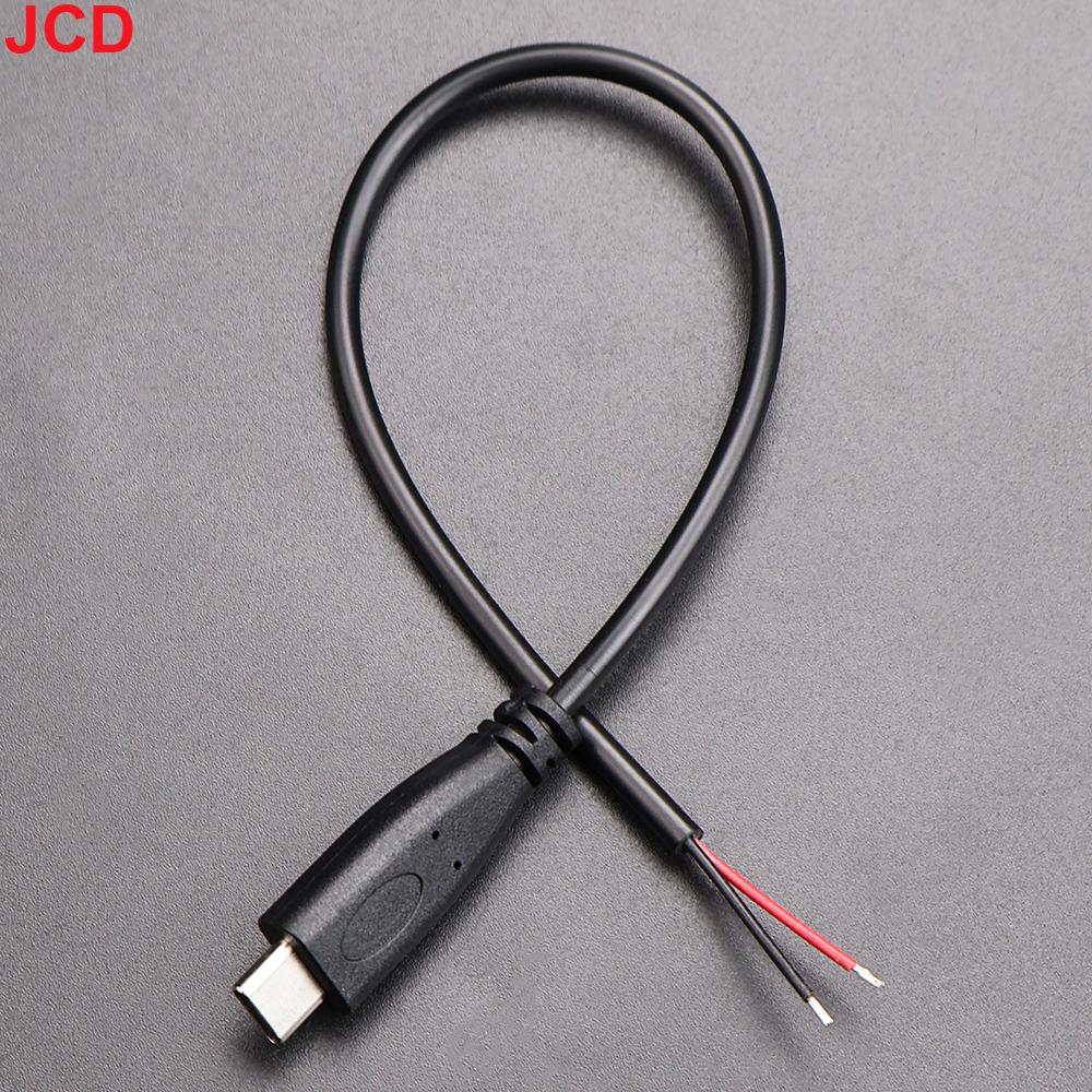 5pcs 2Pin 4Pin Micro USB / Type C Charger Connector USB 2.0 Type A Male Female Power Supply Extension Cable Wire DIY Data Line