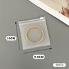 5Pcs Transparent Eva Frosted Ziplock Bags Jewelry Packaging Pouches Diy Handmade Earring Necklace Bracelet Storage Organizer