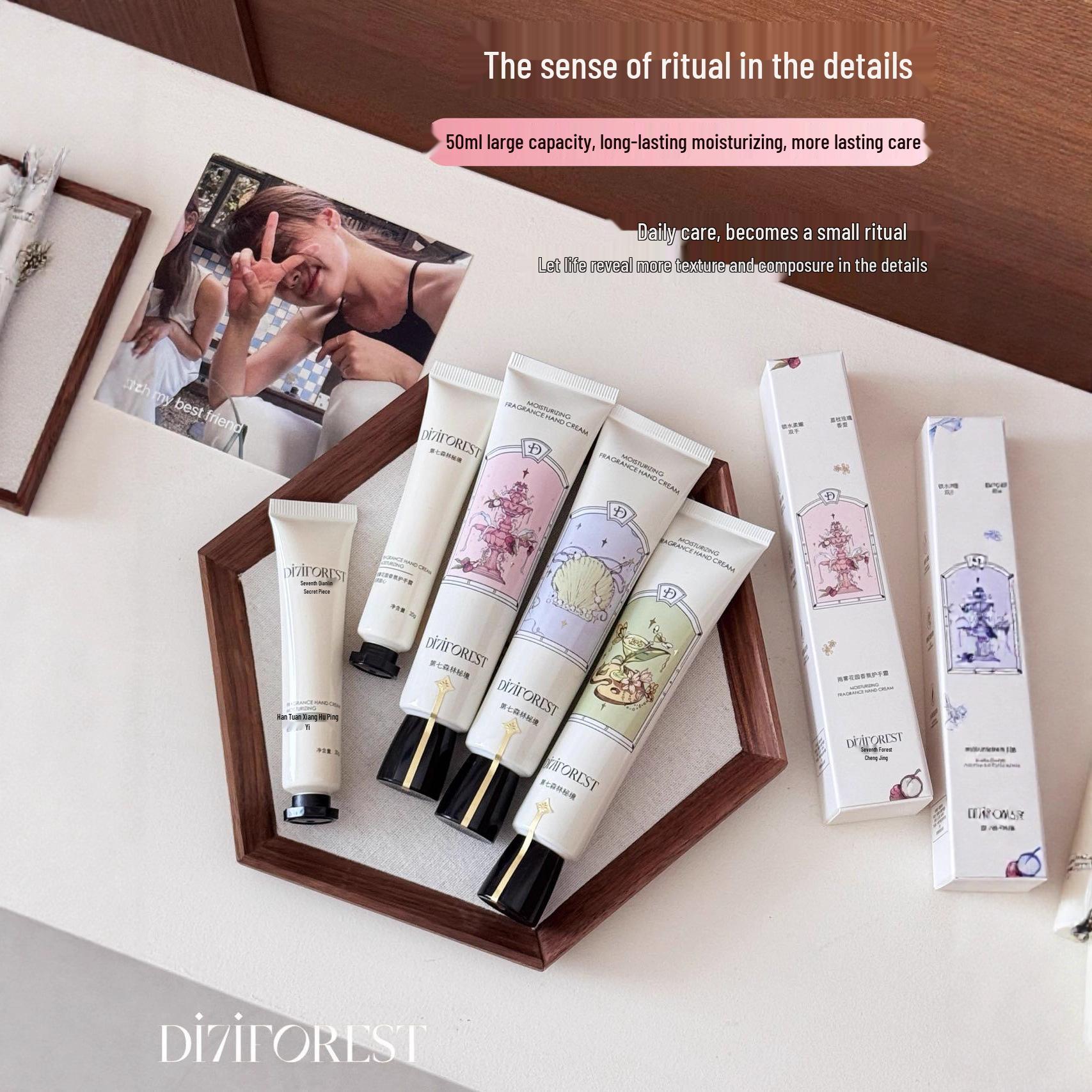 Подарочная коробка с шелковым кремом для рук «Седьмой Лес Роза» – Ароматный бестселлер